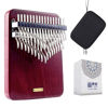 Picture of LingTing Kalimba 34 keys Thumb Piano Mbira Finger Piano Gift for Kids Adult Beginners Professional（LT-K34V,snow whisperer)