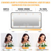 Picture of Car Sun Visor Vanity Mirror: Rechargeable Led Makeup Mirror with 3 Light Modes & Dimmable Touch Screen - Car Mirror Accessories for Women Girl
