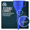 Picture of TEC Products FlexAll Funnel - Long Flexible Funnel with Hose for Automotive Use - Durable Nitrile Rubber - Ideal for Car Oil Change, Transmission Fluid, Diesel, Gas & More - Made in USA