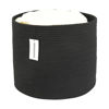 Picture of XUANGUO Cotton Rope Basket For Girls Boys Kids 16”X14” Baby Laundry Basket Nursery Bin Round Woven Basket Organizer For Storage Toys Blankets Shoes Clothes black