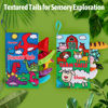 Picture of 2 PCS High Contrast Crinkle Baby Books 0-6 Months Interactive Sensory Baby Toys 9-12 Month Montessori Activities Touch Feel Infant Book 0-3-6 Month Car Seat Travel Essentials Newborn Development Gift