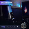 Picture of FDUCE Gaming USB Microphone for PC,RGB Condenser Computer Mic with Tripod Stand,Quick Mute,Gain Control,Cardioid Mic for Streaming, Podcast, Twitch, YouTube, PC, Computer, PS5, (M160)