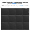 Picture of Soundproof Wall Panels, Kuchoow Acoustic Panels Self-Adhesive, 12 Pack Acoustic Wall Panels High Density, Sound Proof Panels for Walls Home Studio Office 12" X 12" X 0.4" Black