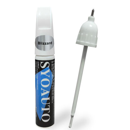 Picture of SYOAUTO Blizzard Pearl Touch Up Paint Fit for Toyota Cars Auto Touch up Paint Scratch Repair Automotive Paint Scratch Remover 2 in 1 Blizzard Pearl 070