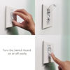 Picture of Wall Switch Guard, ILIVABLE Child Proof Light Switch Plate Covers Protects Your Lights from being Accidentally Turned On or Off by Children and Adults (Clear, 4 Pack)
