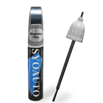 Picture of SYOAUTO Magnetic Gray 1G3 Touch Up Paint Fit for Toyota Auto Touch up Paint Scratch Repair Automotive Paint Scratch Remover 2 in 1 Magnetic Gray