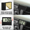 Picture of Betus Car Dashboard Digital Clock - Vehicle Adhesive Clock with Jumbo LCD Time & Day Display - Mini Automotive Stick On Watch for Car Truck Dashboard & Air Vent (Black Pack of 2)