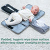 Picture of Portable Changing Pad - Waterproof Travel Baby Diaper Changing Pad, Mat Foldable, Wipes Pocket, Gifts