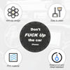 Picture of 8sanlione 2 Pack Car Cup Holder Coasters, 2.75 Inch Non-Slip PVC Insert Cup Coaster, Anti-Scratch Auto Cup Mats for Women Men, Vehicle Interior Accessories Universal for Car, SUV, Truck (C Black/2PCS)