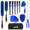 Picture of 12Pcs Wheel Brush Kit for Cleaning Wheel and Tire, Wheel and Rim Brush, Car Detailing Brushes, Tire Brush, Bendable & Durable Car Wheel Rim Cleaner Brush Set,Car Detailing Cleaning Brush Supplies Kit