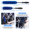 Picture of 12Pcs Wheel Brush Kit for Cleaning Wheel and Tire, Wheel and Rim Brush, Car Detailing Brushes, Tire Brush, Bendable & Durable Car Wheel Rim Cleaner Brush Set,Car Detailing Cleaning Brush Supplies Kit