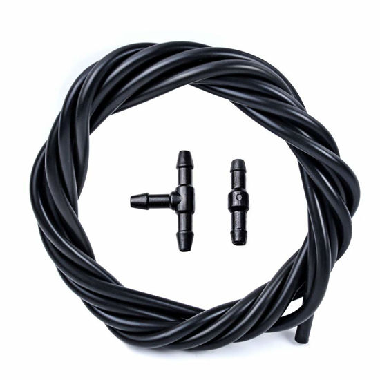 Picture of OTUAYAUTO Windshield Washer Hose Kit, Universal Washer Fluid Hose with Hose Connector (3 Meters Length)