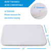 Picture of Mecc ecoh Rectangle Baby Bassinet Mattress, 100% Breathable Cover, 2" Thick, Fit for Dream On Me Skylar/AirClub/ANGELBLISS/Bold/Ezebaby/HARPPA/Larex/Evolur/Li'l Pengyu/AMKE Bassinet, 35"x20"