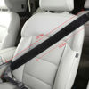Picture of HighnessHwoo Extra Long Seatbelt Covers for Adults Kids Women & Men, Soft Car Seat Belt Strap Cushion for Sedan, SUV, Trucks, Shoulder Neck Chest Protector Pads, Auto Accessories, 1pc, Black, 15.5in