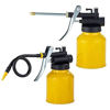 Picture of Junchi Hand Pump Oiler Can Professional Level 8 oz. Capacity Pump Oiler with Metal & Long Flex Spout