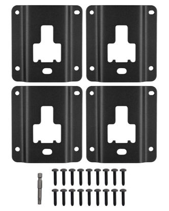 Picture of Forccord 4pcs Tie Down Anchors Plates for Ford F150 F250 F350 & Raptor 2025-2015 Replacement of FL3Z-9928408-AB Accessories with 18 pcs Torx Screws& Install Tool