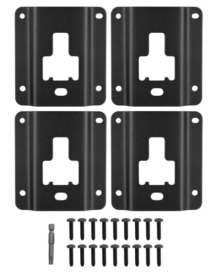 Picture of Forccord 4pcs Tie Down Anchors Plates for Ford F150 F250 F350 & Raptor 2025-2015 Replacement of FL3Z-9928408-AB Accessories with 18 pcs Torx Screws& Install Tool