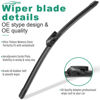 Picture of 26" 18" Windshield Wiper Blades Replacement for BMW F01 F02 F04 F07 F10 M5 5 7 Series 2010-2016 Premium All Weather Wiper Blade -OEM Quality(3 of Set)