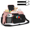 Picture of Accmor Universal Stroller Organizer with Insulated Cup Holder Detachable Phone Bag and Shoulder Strap,Stroller Bag Caddy Organizer Accessories Fits for Uppababy, Baby Jogger, Britax Strollers