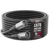 Picture of LyxPro 75 Feet Shielded CAT6 Ethercon Cable - Professional Audio & Lighting RJ45 Cable, Studio-Grade Sound Transmission, Extreme Durability - Black