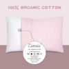 Picture of Zenssia Organic Cotton Toddler Pillowcase/Travel Pillowcase Pack of 2 Set 13x18 Inches with Envelope Closure - Soft & Breathable Baby Pillow Case Cover Solid Pink