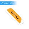 Picture of 4PCS Reflective Open Warning Stickers for Car Door, Night Visibility Auto Safety Prompt Decals, 3.6 Inch Anti-Collision Protective Strip Tape, Car Accessories Universal for Truck, SUV, Van (Yellow)