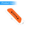 Picture of 4PCS Reflective Open Warning Stickers for Car Door, Night Visibility Auto Safety Prompt Decals, 3.6 Inch Anti-Collision Protective Strip Tape, Car Accessories Universal for Truck, SUV, Van (Orange)