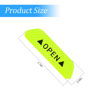 Picture of 4PCS Reflective Open Warning Stickers for Car Door, Night Visibility Auto Safety Prompt Decals, 3.6 Inch Anti-Collision Protective Strip Tape, Car Accessories Universal for Truck, SUV, Van (Green)