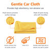 Picture of Amazon Basics Microfiber Towels for Cars, Double Sided Detailing Towel, Cleaning Cloth, 16"L x 16"W, Yellow, 12-Pack