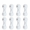Picture of Child Safety Cabinet Locks, Adoric Baby Child Proof Cabinet Kitchen System, Drawers, Adjustable Strap, No Tools or Drilling and Strong Adhesive (8-Pack White)
