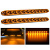 Picture of Nilight 2PCS 16Inch 11 LED Amber Trailer Marker ID Bar Stop Brake Turn Signals Tail Light DOT Compliant IP65 Waterproof for Truck Trailer, 2 Years Warranty