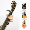 Picture of SGPRO Capos for Acoustic Guitars, Electric Guitars and Ukulele, Superior Zinc Alloy and Silicone Made (Silver Frame Black Pad)