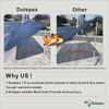 Picture of Dulepax RV Awning Shade Screen with Zipper 8'X12'3'' -Second Generation RV Awning Screen Significantly Improves Shadew and Privacy.Universal RV Awning Sun Shade Screen with Complete Kits