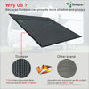 Picture of Dulepax RV Awning Shade Screen with Zipper 8'X13'3'' -Second Generation RV Awning Screen Significantly Improves Shadew and Privacy.Universal RV Awning Sun Shade Screen with Complete Kits