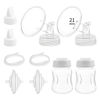 Picture of Momstouch Pump Parts Compatible with Spectra S1/S2/9 Plus, Not Original Accessories, Full Set Replacements Include 21mm Flange, Duckbill Valve, Backflow Protector, Tubing and Bottle
