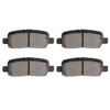 Picture of SCITOO D999 Rear Ceramic Brake Pads Sets Fit For Buick Allure 2005-2009,For Buick LaCrosse 2005-2009,For Chevy Impala 2011-2013,For Chevy Impala Limited 2014-2016,For Pontiac Grand Prix 2004-2008