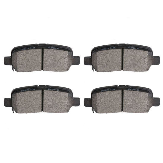 Picture of SCITOO D999 Rear Ceramic Brake Pads Sets Fit For Buick Allure 2005-2009,For Buick LaCrosse 2005-2009,For Chevy Impala 2011-2013,For Chevy Impala Limited 2014-2016,For Pontiac Grand Prix 2004-2008