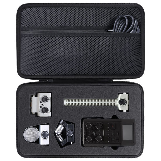 Picture of co2CREA Hard Case replacement for ZOOM H6 Portable Studio Handy Recorder, Case replacement for Zoom Stereo Microphone Capsule