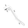 Picture of harpfeas 6 MM Thread Tremolo Arm Electric Guitar Tremolo Arm Thread Metal Single Tremolo Arm Whammy Bar with Tip for Stratocaster Electric Guitar Tremolo System (Gold)