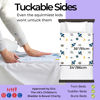 Picture of Hygge Sheets® Potty Training Pee Pads for Kids, Toddlers - 2 Pack - 100% Waterproof, Non Slip Bed Wetting Pad for Twin Beds - Washable, Reusable Mattress & Sheet Protector - Space
