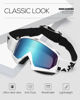Picture of BATFOX Motorcycle ATV Goggles Dirt Bike Motocross Safety ATV Tactical Riding Motorbike Glasses Goggles for Men Women Youth Fit Over Glasses UV400 Protection Shatterproof (blue/white black)