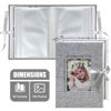Picture of HenPisen Photo Album 4x6 100 Pockets, Slip-in Picture Albums, Linen Cover Top Loader Vertical Pockets Albums for Baby, Kids Boy Girls, Wedding, Family, Anniversary, Grey