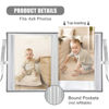 Picture of HenPisen Photo Album 4x6 100 Pockets, Slip-in Picture Albums, Linen Cover Top Loader Vertical Pockets Albums for Baby, Kids Boy Girls, Wedding, Family, Anniversary, Grey