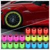 Picture of 20PCS Fluorescent Tire Valve Stem Caps,Luminous Auto Wheel Air Valve Cap,Universal Decoration Accessories for Car/SUV/Bicycle/Trucks/Motorcycles,Cool Car Gifts (20Pcs-5 Colors/Skull)
