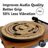 Picture of TazStudio Premium slipmat - Cork Turntable Mat [4mm Thick] for Better Sound Support on Vinyl LP Record Player - Cork mat Original Geometric Design Psychedelic Geometric Analog Art-m9