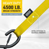 Picture of Soft Loop Tie Down Straps - 1,500 Load Capacity & 4,500 Lbs Breaking Strength - 6 Pack - Loops for Securing ATV, UTV, Motorcycles, Scooters, Dirt Bikes, Lawn & Garden Equipment - by AUGO