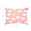 Picture of Toddler Pillow for Sleeping, Kid Pillow 14" x 19" for Small Travel Bed, Nap Pillow for Crib, Soft & Skin-Friendly Small Pillows for Sleeping, Toddler Use Only, Age 2 to 5 (Pink Cloud)