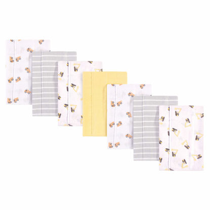 Picture of Hudson Baby Unisex Baby Cotton Flannel Burp Cloths, Ya Dig, One Size