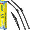 Picture of 26"+22"+12" Original Equipment Windshield Wipers Blades Replacement For Benz GL350，GL450，GL550，GL63 ，GLE300d，GLE350，GLE350d，GLE400，GLE43，GLE450，GLE550e，GLE63，GLS450，GLS550，GLS63，ML350，ML400，ML550，ML63