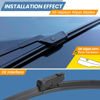 Picture of 26"+22"+12" Original Equipment Windshield Wipers Blades Replacement For Benz GL350，GL450，GL550，GL63 ，GLE300d，GLE350，GLE350d，GLE400，GLE43，GLE450，GLE550e，GLE63，GLS450，GLS550，GLS63，ML350，ML400，ML550，ML63